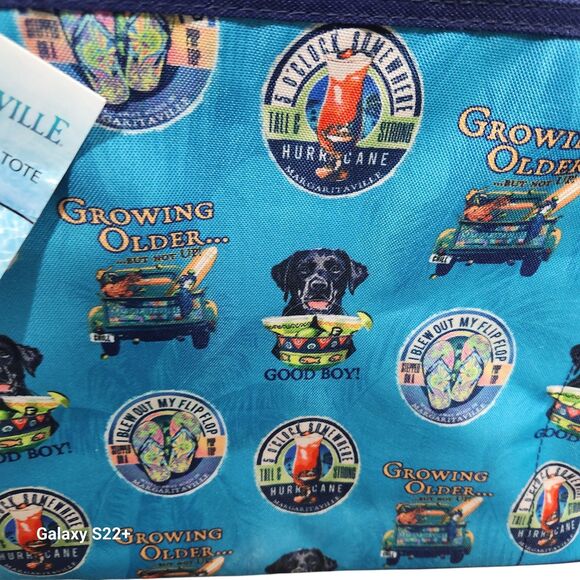 Margaritaville Oversized beach Tote Jimmy Buffet Summer Vacation Storage Resort - Picture 5 of 5